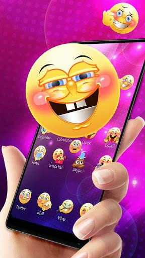 3D emoji launcher theme screenshot 6