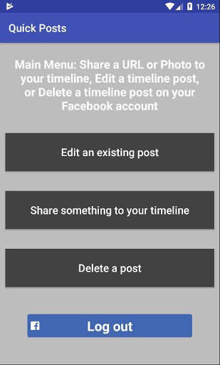 Quick Posts for Facebook स्क्रीनशॉट 2