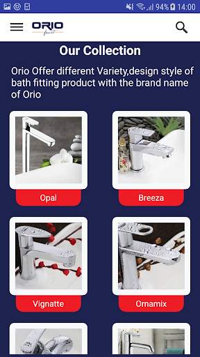 Orio Bath Fittings скриншот 2