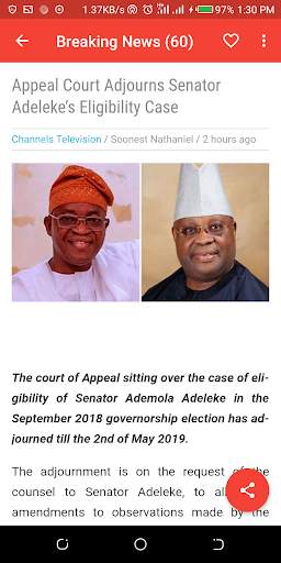 Naija News - Offline screenshot 1