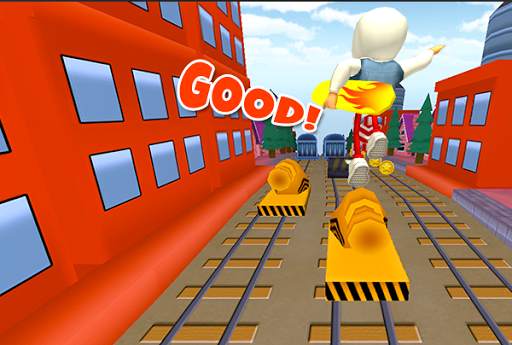 3D Subway Rail Dash Run screenshot 4