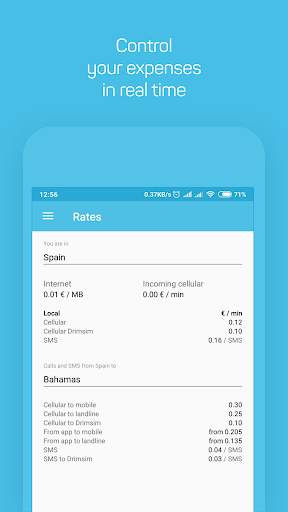 Drimsim — mobile data abroad screenshot 3