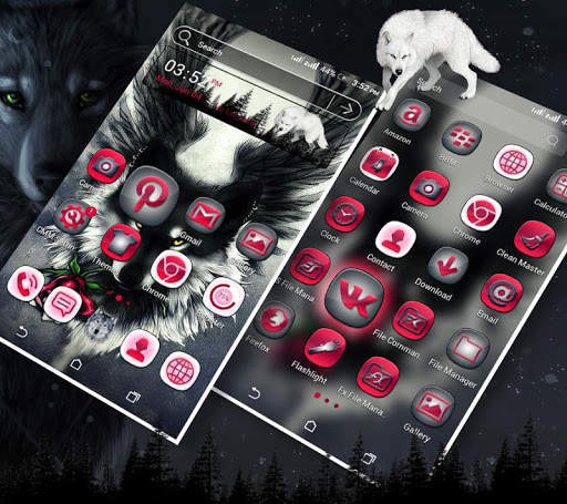 Wolf Launcher Theme screenshot 2