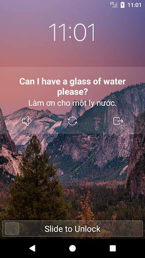 Học tiếng Anh - English Lock Screen screenshot 1