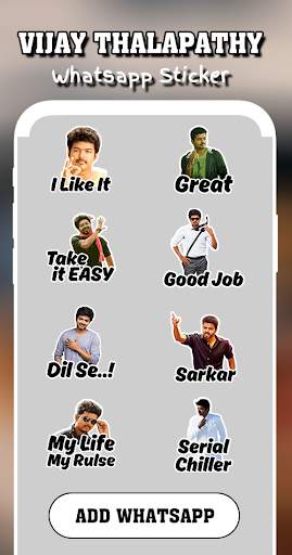 Vijay Thalapathy HD Wallpaper - WAsticker Whatsapp screenshot 4