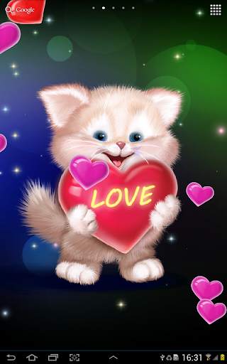 Cute Cat Live Wallpaper screenshot 4