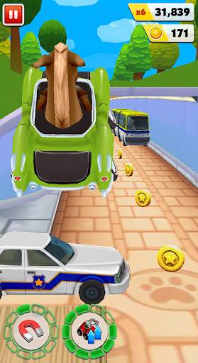 Pony Craft Unicorn Car Racing screenshot 1