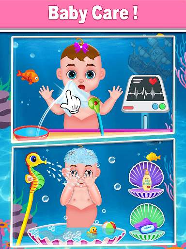 Pragnant Mermaid Care Newborn  screenshot 6