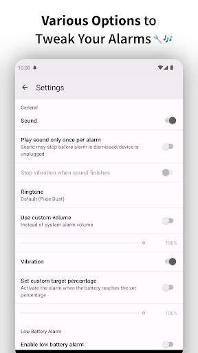 Full Battery Charge Alarm screenshot 13