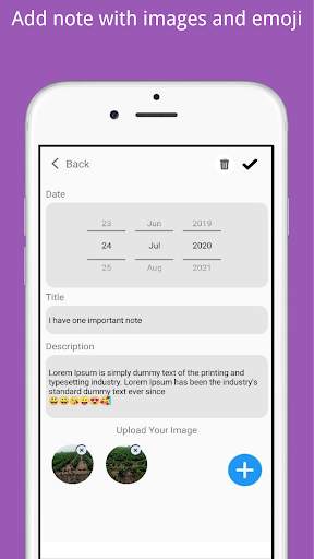My Offline diary - password protected screenshot 2