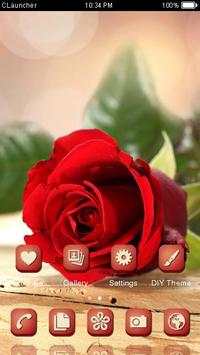 Beautiful Red Rose Theme screenshot 3