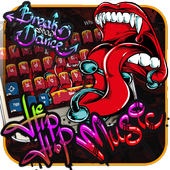ikon Tema Keyboard Hip Hop