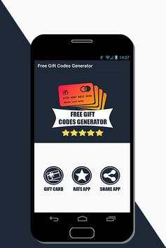 Free Gift codes Generator screenshot 3