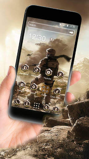 Army 2D Theme Armed Forces screenshot 3