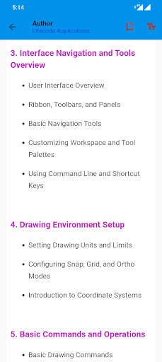 AutoCAD Tutorials App - 2024 screenshot 7