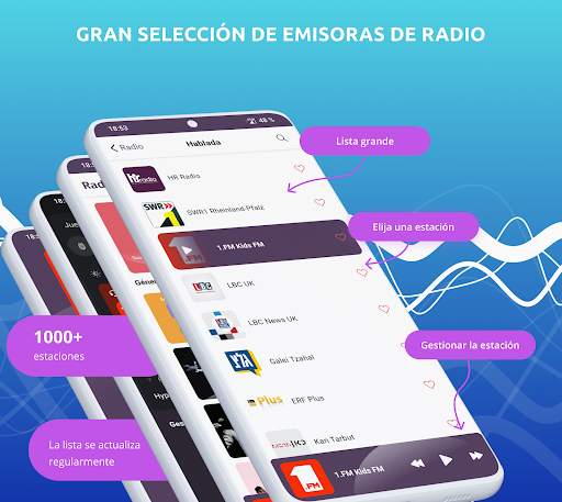 Radio en línea. FM, AM, música screenshot 1