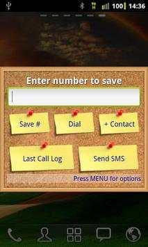 Number Saver 1 تصوير الشاشة