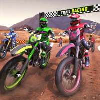 Dirt Trial Bike Racing logo