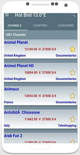 All Satellites Tv Channels List & Frequency Finder screenshot 1