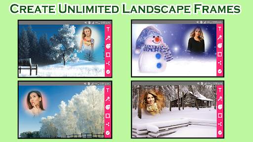 Snowfall Photo Frames screenshot 5