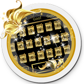 Gold diamond keyboard theme icon