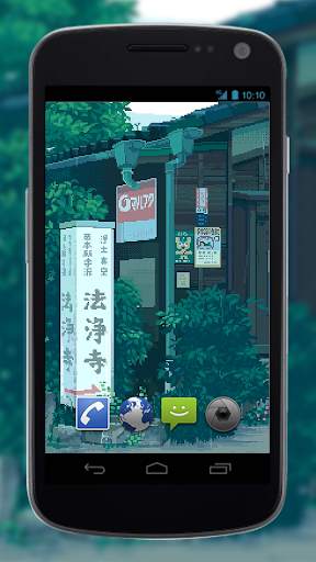 Rain Pixel Art 2D Live Wallpaper screenshot 2