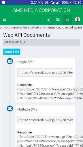 SMS MEDIA App screenshot 7