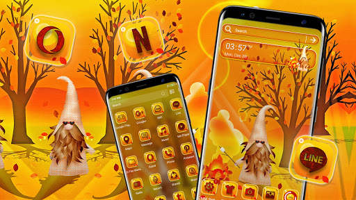 Gnome Autumn Launcher Theme screenshot 5