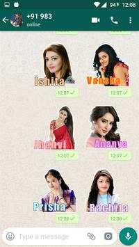 Beautiful Sexy Girls Stickers For WhatsApp screenshot 2