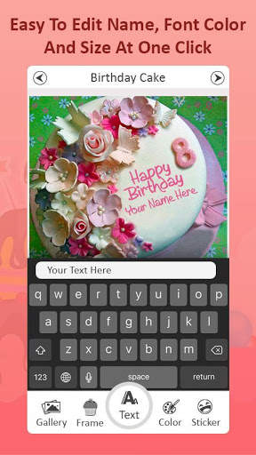 Name on Birthday Cake screenshot 4