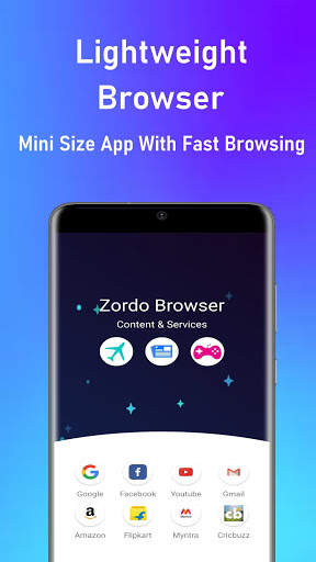 Zordo Browser - Fast, Lightweight and Secure screenshot 4