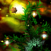 Tree In Night LWP icon