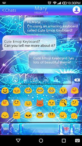 Horoscope Emoji Keyboard Theme screenshot 2