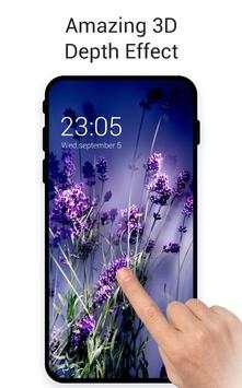 Bunch Lavender Depth Live Wallpaper screenshot 1