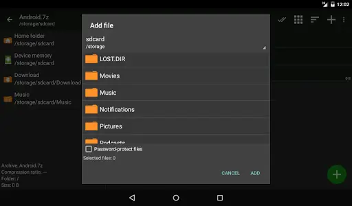 ZArchiver screenshot 2