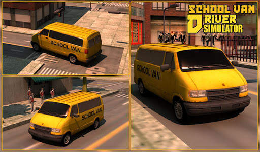 School Van Driver Simulator 3D screenshot 12