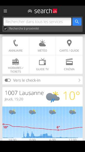 search.ch screenshot 2