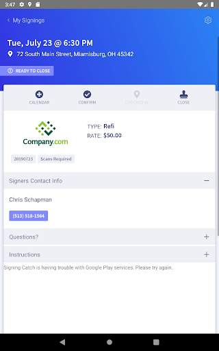 Signing Catch screenshot 8