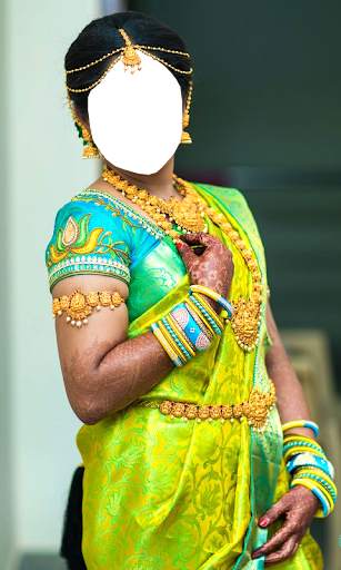 Women Bridal Saree Montage screenshot 4