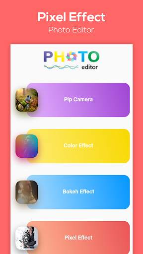Photo editor pixel effect : dispersion  effect screenshot 2