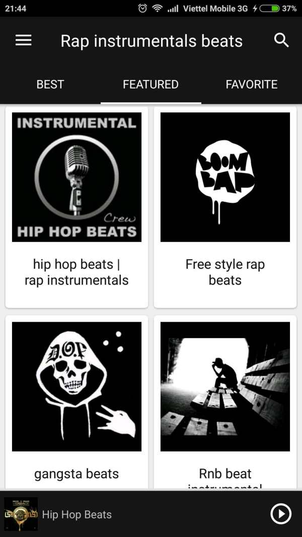 Instrumental rap beats screenshot 2
