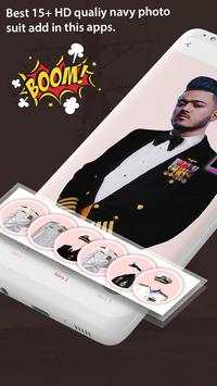 Navy Photo Suit Editor 2 تصوير الشاشة