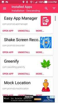 Easy App Manager, control your apps (Free/6MB) screenshot 5