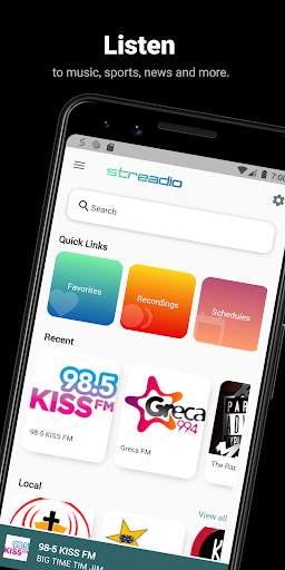 Streadio Radio Recorder and Player (Formerly Cue) screenshot 1