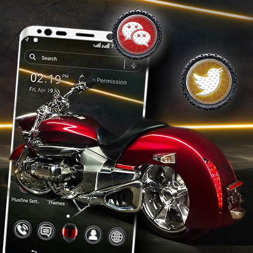 Red Bike Launcher Theme icon