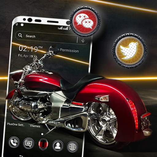 Red Bike Launcher Theme 1.3