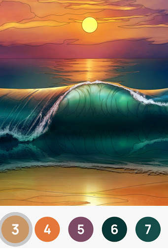Pintar: Colorir por Número para Adultos screenshot 6