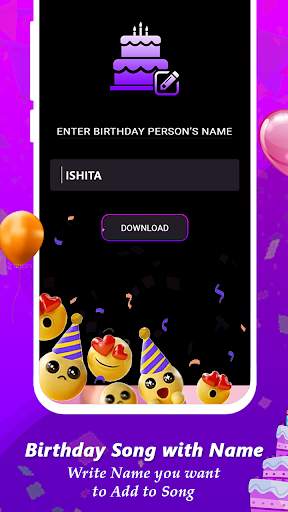 Birthday Song with Name screenshot 1