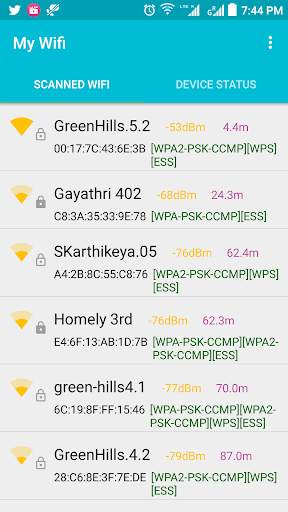 WIFI ANALYZER screenshot 1
