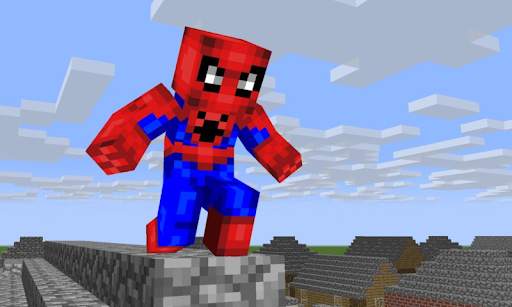 Addon Spiderman Mod MC Pocket Edition screenshot 1